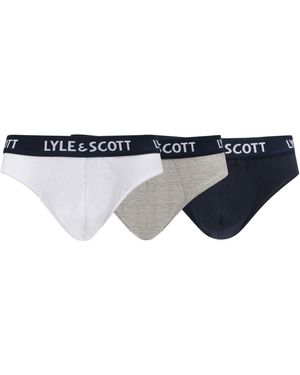 Lyle & Scott Unterwäsche-Slips Im 3Er-Packxx-Large - Blau
