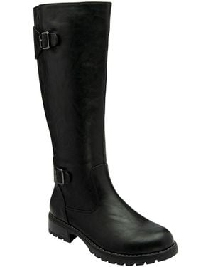 Lotus Kniehohe Stiefeleu 38 (Uk 5) - Schwarz