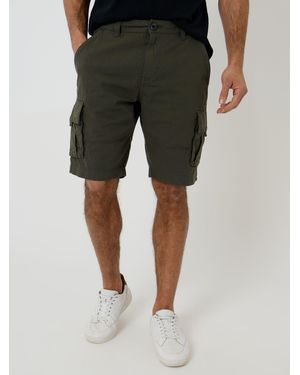 Threadbare Cargo Shorts - Black