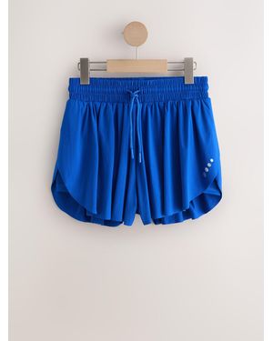 Next Active Sports Jersey Layer Running Shorts With Pockets - Blue