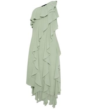Star by Julien MacDonald Star By Julien Macdonald One Shoulder Tiered Dress - Green