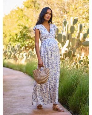 Seraphine Maternity Maxi Dress - Yellow