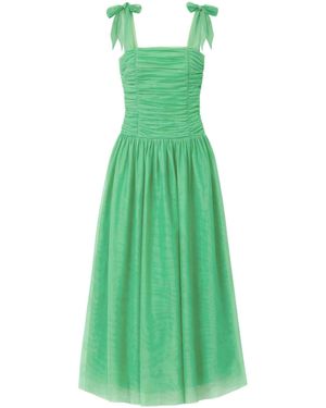 Ro & Zo Aria Tulle Ruched Dress - Grün