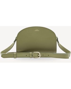 A.P.C. A. P.C. Mini Half-Moon Bag - Green