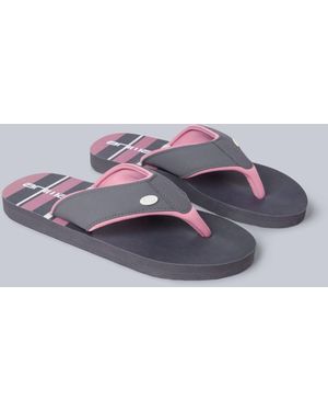 Animal Swish Flip Flops - Grey