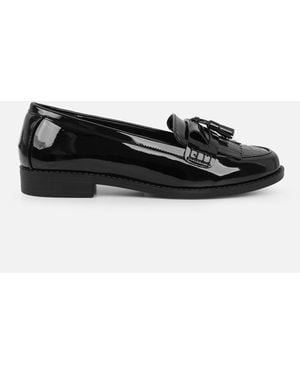 SIMMI Arissa Tassel Loafers - Black