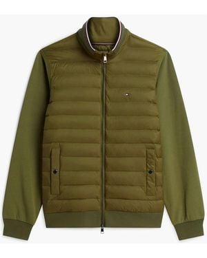 Tommy Hilfiger Quilted Zip-Thru Jackets - Green