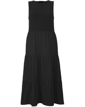 Regatta Tarise Tiered Midi Dress - Black