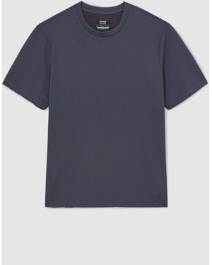Reiss R-Flex Stretch-Twill Tailored-Fit T-Shirt - Blue