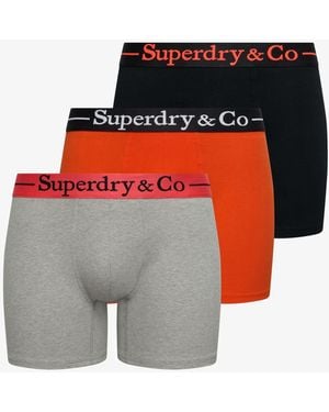 Superdry Co Boxers 3 Pack - Black