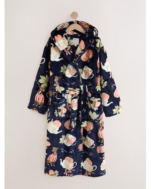 Next Cosy Robe - Blau