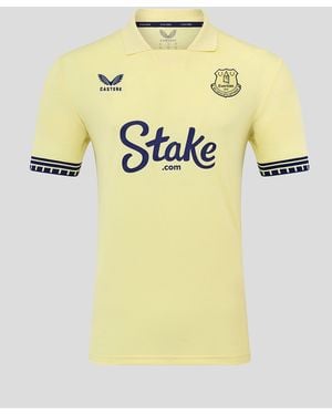 Castore Everton Fc Away Short Sleeve Shirt - Yellow