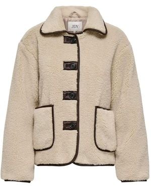 Jdy Borg Teddy Jacket - Natural