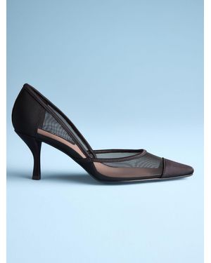 Next Tabitha Simmons X Mary Chisel Toe Court Heels - Blue