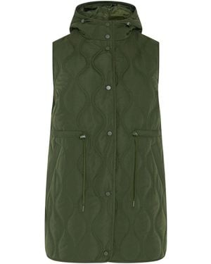 Evans Quilted Gilet - Green