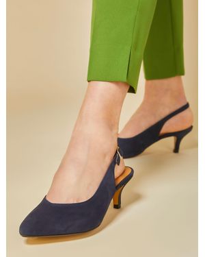 Jones Bootmaker Gloriana Block Heel Leather Buckled Sandals - Green