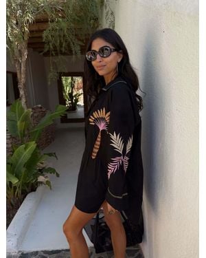 Never Fully Dressed Embroidered Long Sleeve Shirt - Multicolor