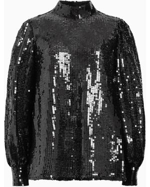 AllSaints Allsaints Whitney Topeu 40 (Uk 12) - Schwarz