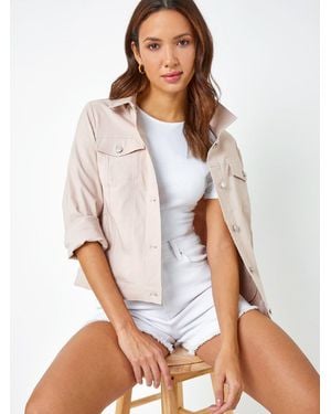 Roman Stretch Pocket Detail Jacket - White