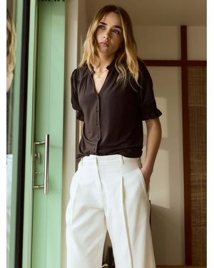 Baukjen Noa Short Sleeve Blouse - Green