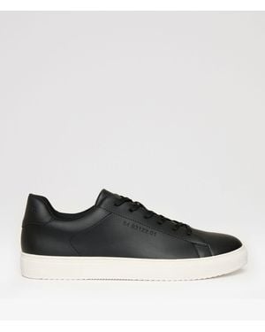 Threadbare Pu Court Sneakers - Black