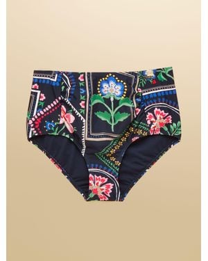 Joules Floral Jasmine Tankini Bottoms - Blue