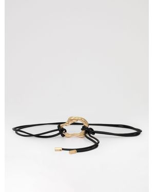 Threadbare Faux Leather Rope Belt - Blue
