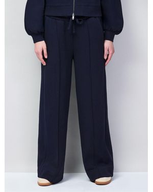 Ro & Zo Petite Petite Wide Leg Sweatpants - Blue