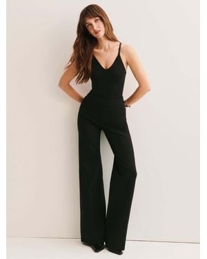 Spanx Perfectfit Light Control Ponte Wide Leg Pants - Black