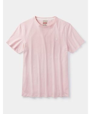 aubi Hampton Cotton Linen T-Shirt - Pink
