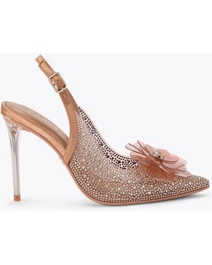 Carvela Kurt Geiger Positano Vinyl Flower Shoes - Pink