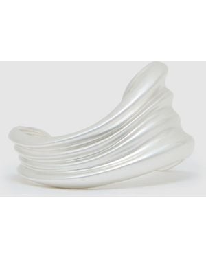 Reiss Tone Florence Fluid Sculpted Cuff - White