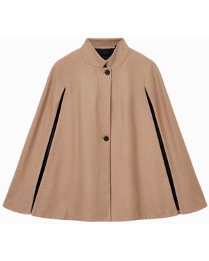AllSaints Allsaints Lunis Cape Coat - Natural