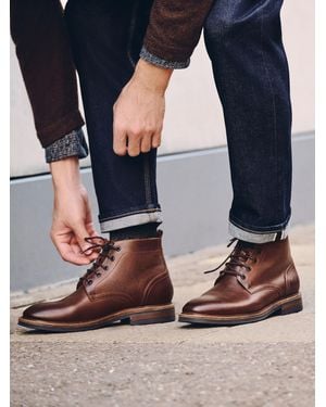 Next Tan Leather Boots - Blue