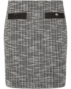 M Com Bouclé A-Linien-Rock - Grau