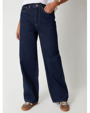 Threadbare Baggy Wide Leg Jeans - Blue