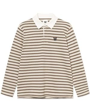 Double A by W.W. Double A By W. W. Double A By Wood Wood Landon Polo Shirt - White