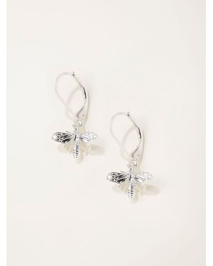 FatFace Fatface Bee Drop Earrings - Natural