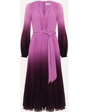 Phase Eight Mira Ombre Dress - Purple