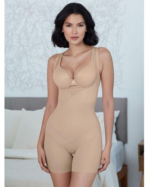 Miraclesuit Shapewear Instant Tummy Tuck Extra Firm Control Shaping Body - Natural