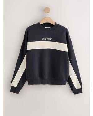 Next Nyc Graphic Sweatshirt - Black