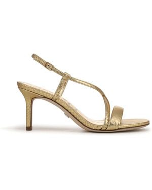 Sam Edelman Ginny Strappy Heeled Sandals - Natural