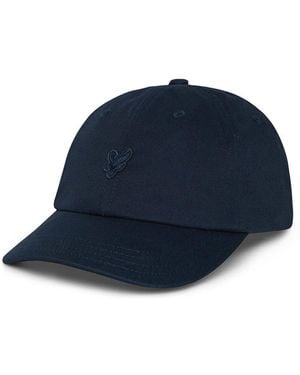 Lyle & Scott Tonal Eagle Baseball Cap - Blue