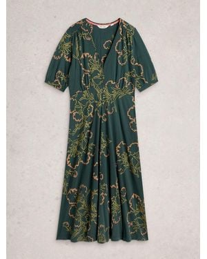 White Stuff Megan Jersey Dress - Green