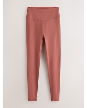 Self Rust High Waist Leggings - Brown