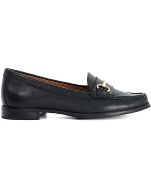 Dune Wide Fit Glenny Loafers - Black
