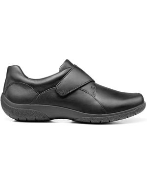 Hotter Sugar Ii Touch-Fastening Full Covered Shoes - Schwarz