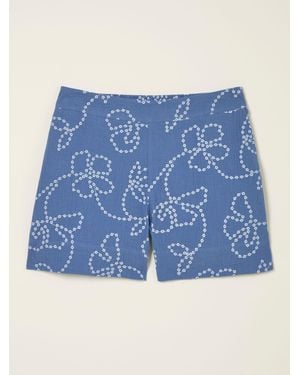 FatFace Fatface Rosie Printed Shorts - Blue