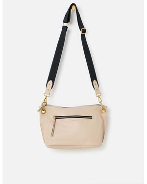 Oliver Bonas Slouch Cross-Body Bag - White
