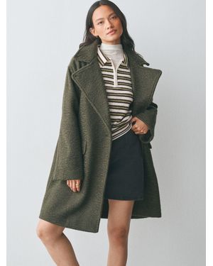 Next Revere Long Coat - Green